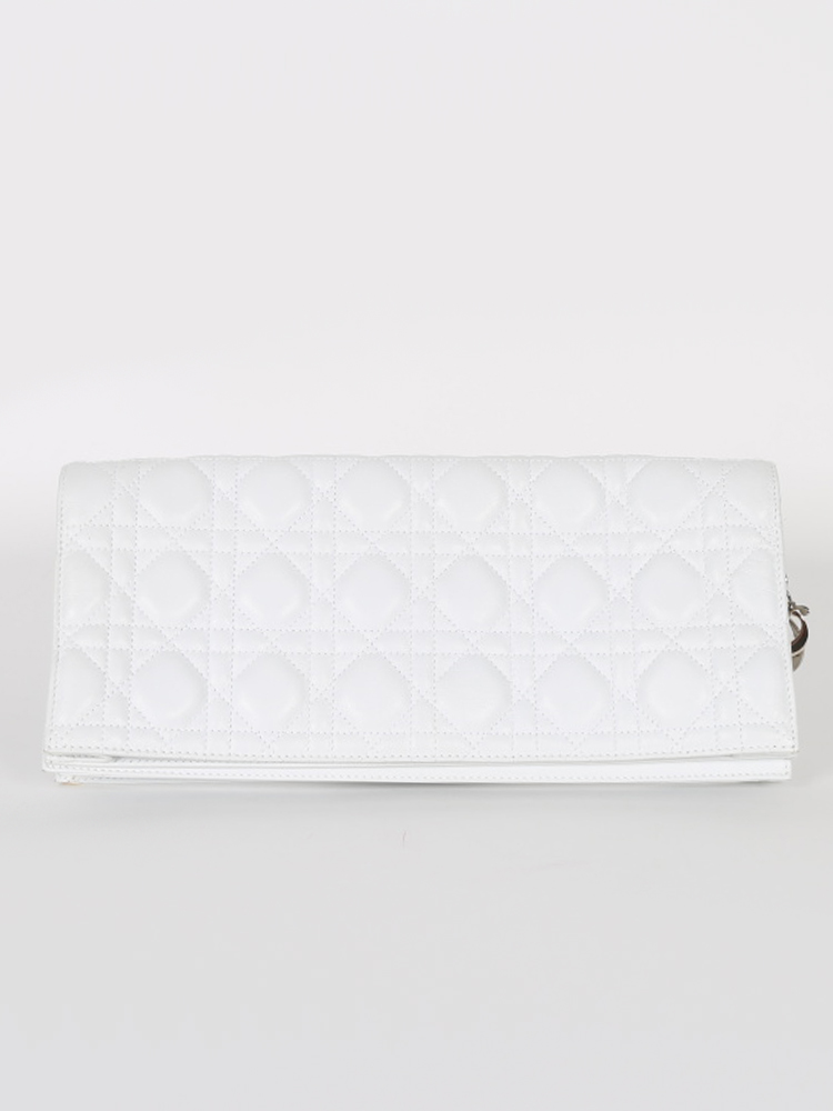 Dior White Clutch Bags  Handbags for Women  Authenticity Guaranteed  eBay